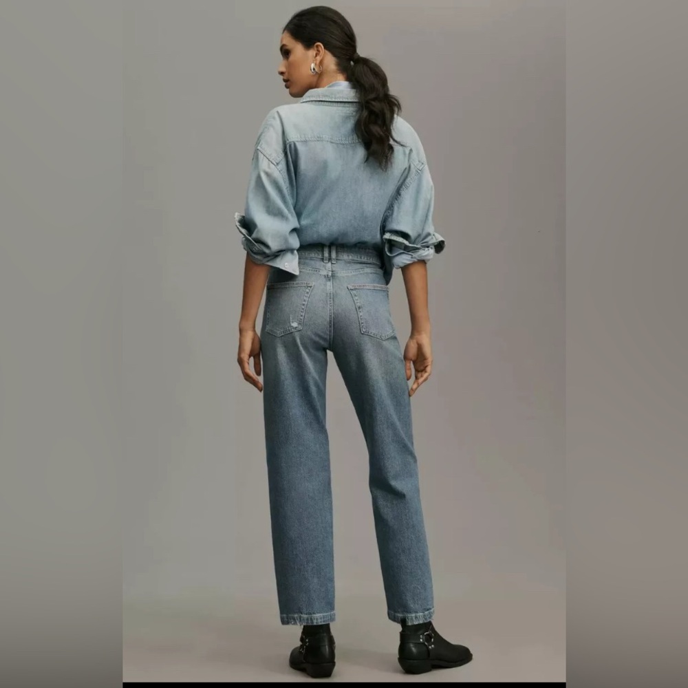 PILCRO reworked high rise tapered jeans size 29 in blue barrel‎ balloon - Picture 3 of 9